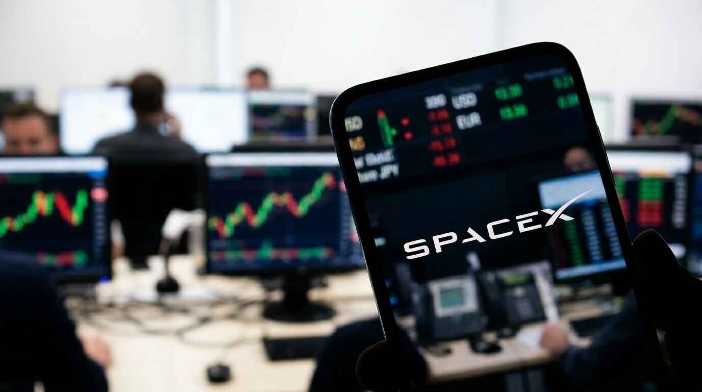 SpaceX began trading on the Nasdaq under ticker SPCX on Friday, raising about 75 billion dollars in a record IPO set to push Elon Musk past the 1 trillion dollar mark.